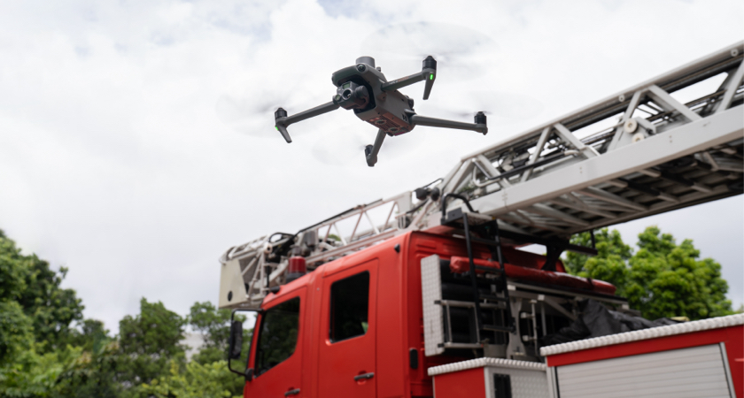 akcja ratunkowa z użyciem drona DJI Mavic 3 Enterprise